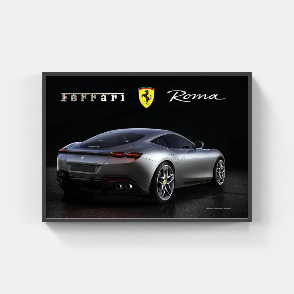 Ferrari Roma poster