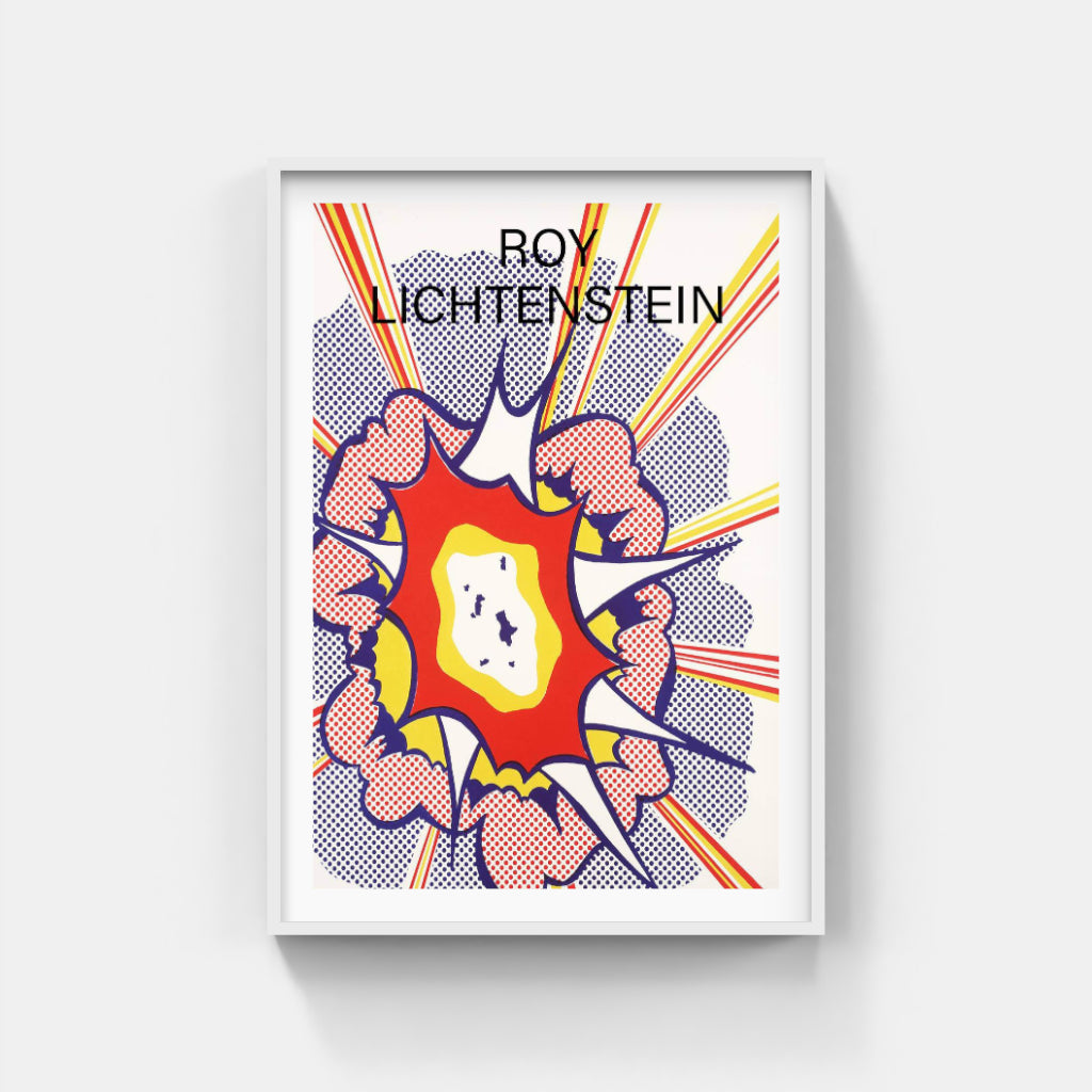 Explosion - Roy Lichtenstein poster