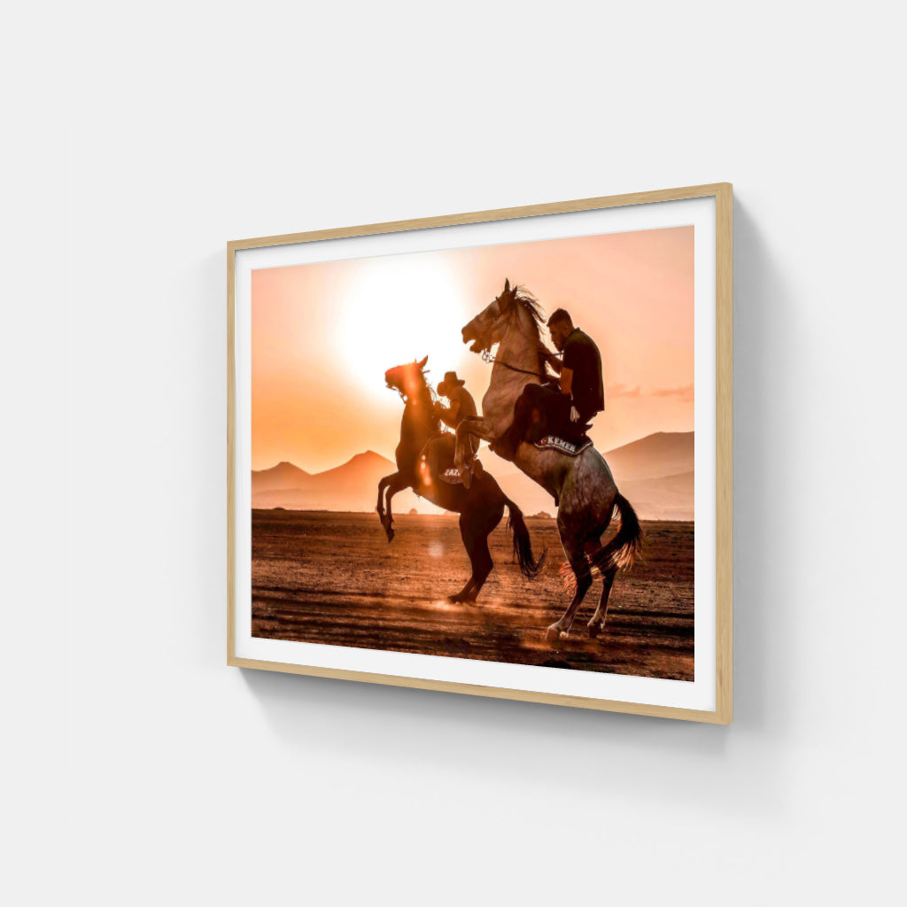 Double Rodeo horse poster