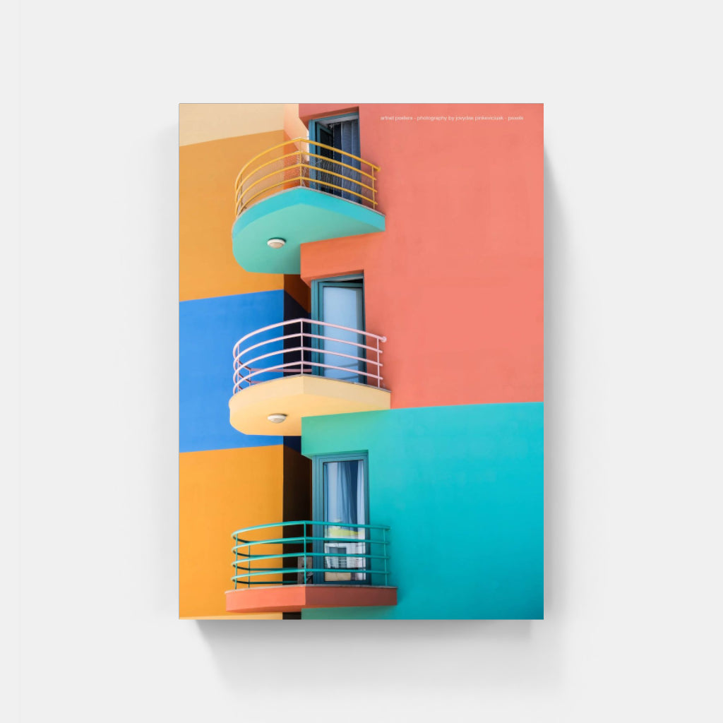 Marina de Albufeira, Portugal - architectural poster