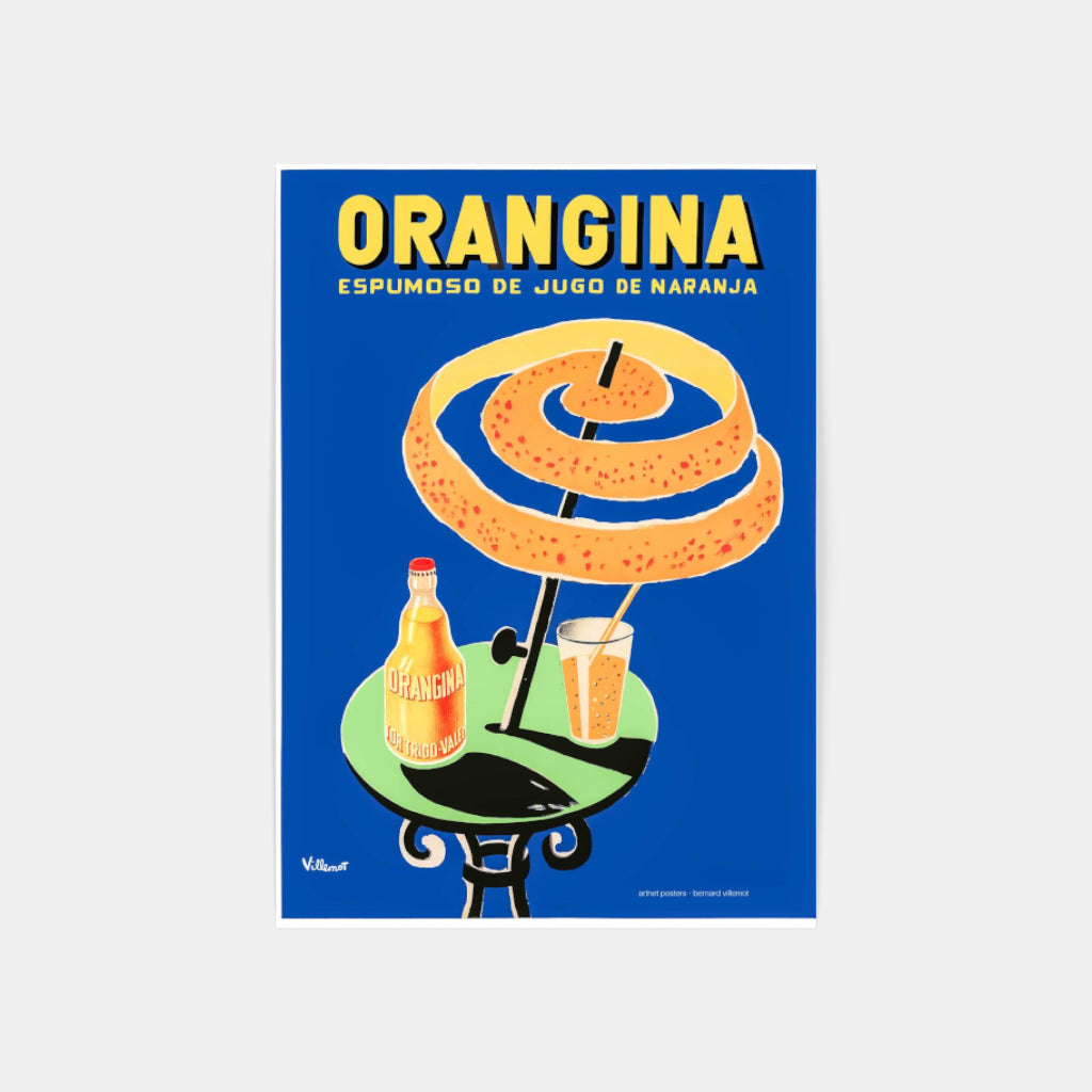 Orangina  - Bernard Villemot poster