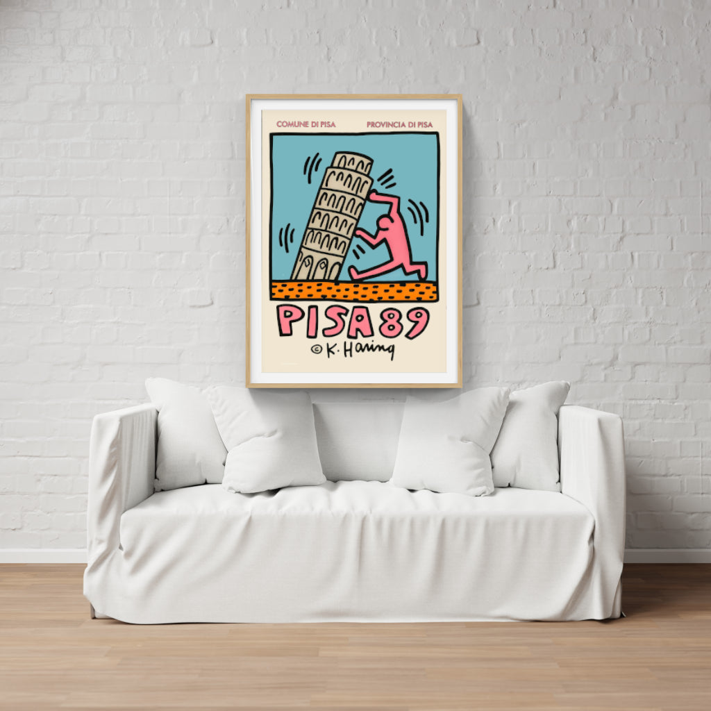 Keith Haring - Pisa poster