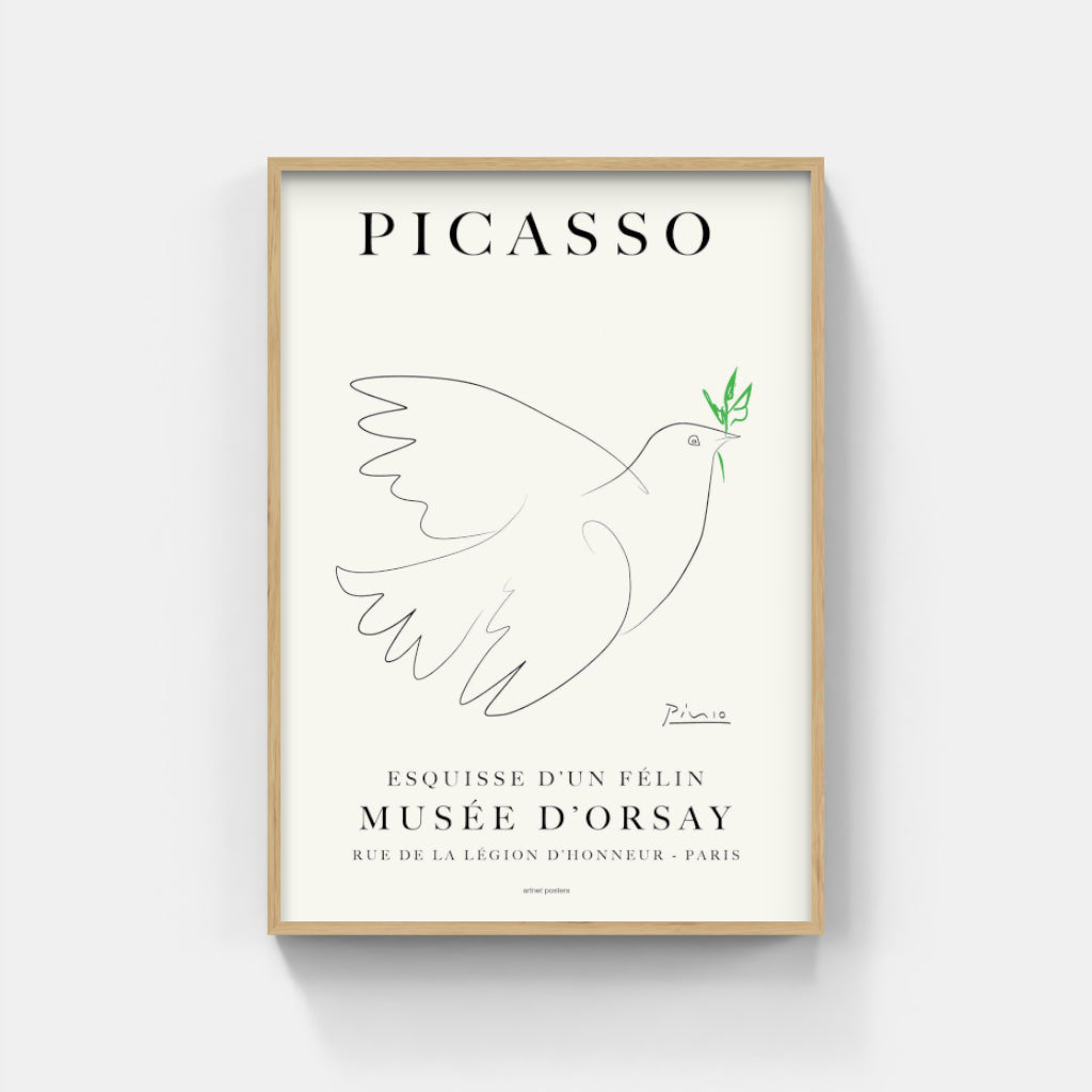 Picasso Peace Dove poster