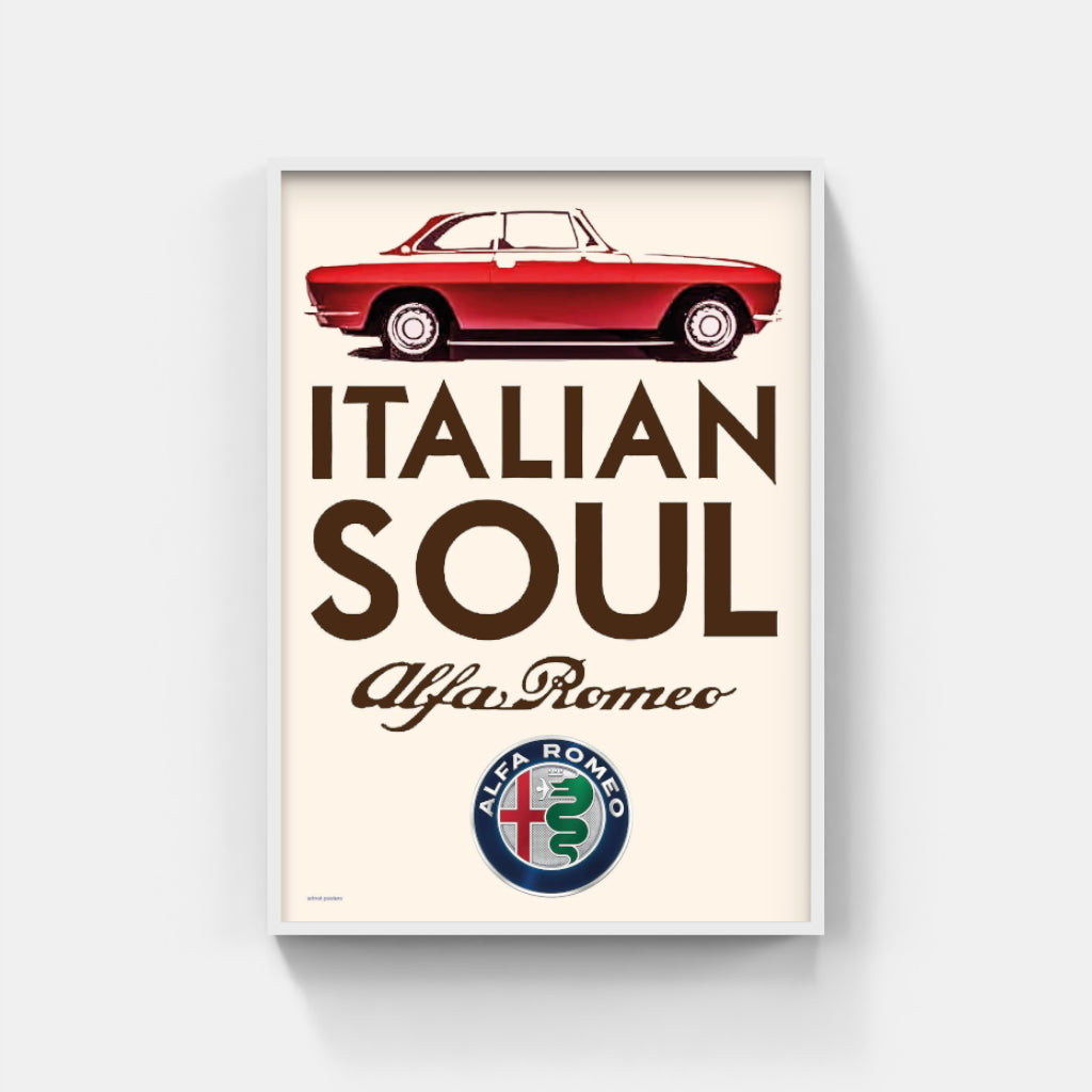 Alfa Romeo GTV car poster