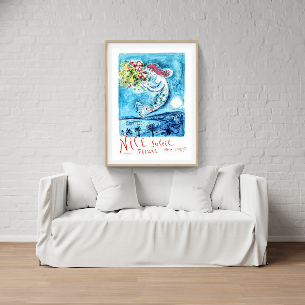 Chagall "Nice Fleurie" poster