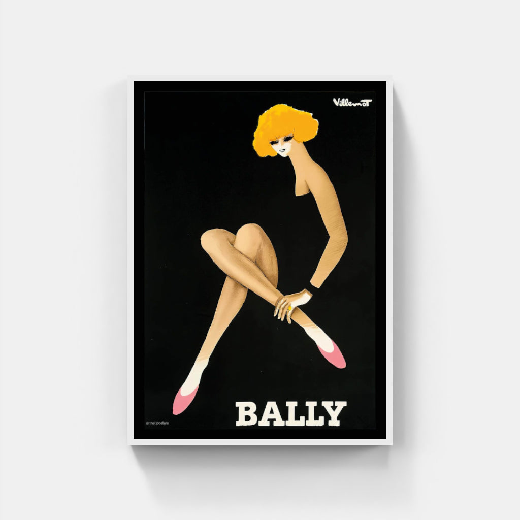 Bally by Villemot 1964 poster