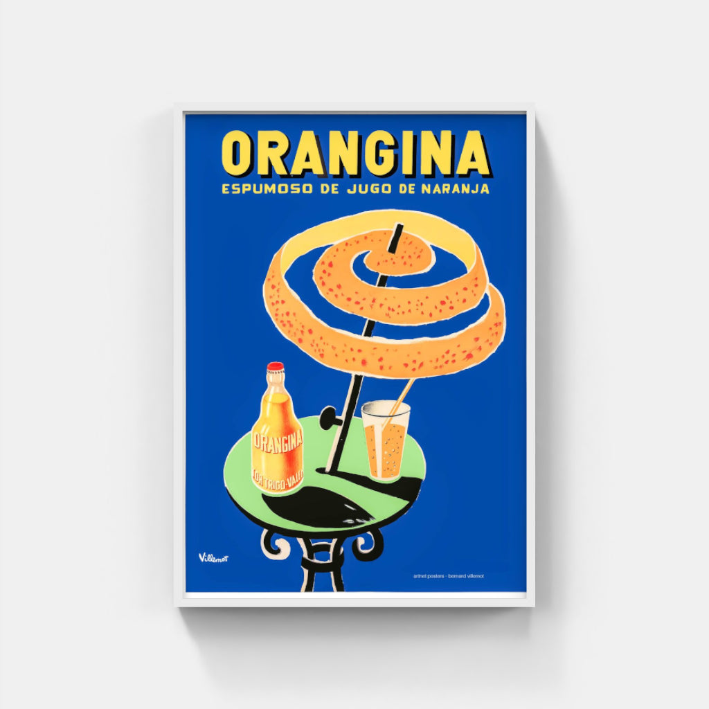 Orangina  - Bernard Villemot poster