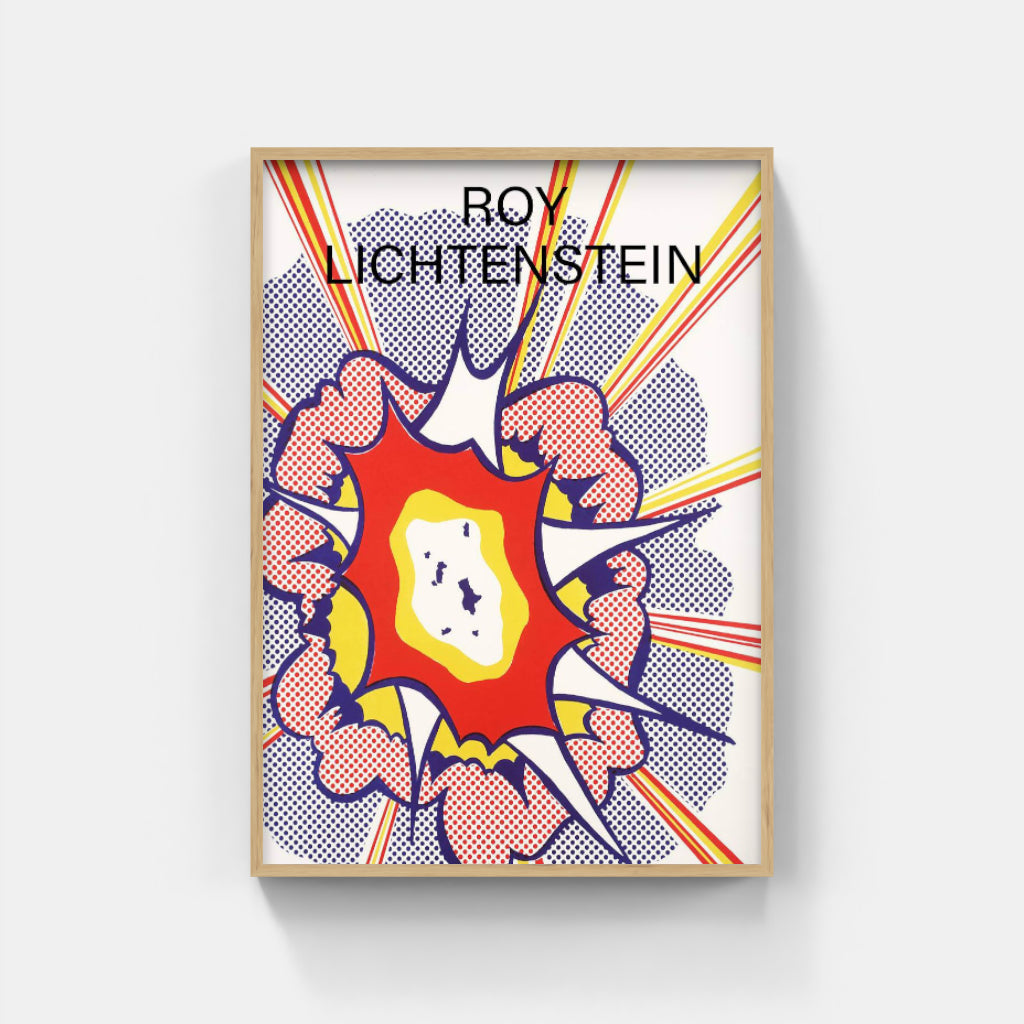 Explosion - Roy Lichtenstein poster