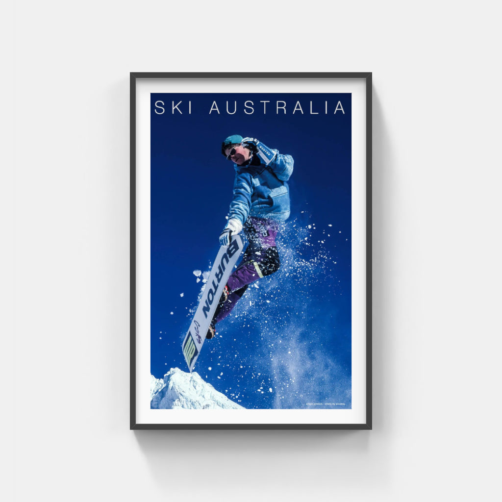 Snowboarding Australia poster