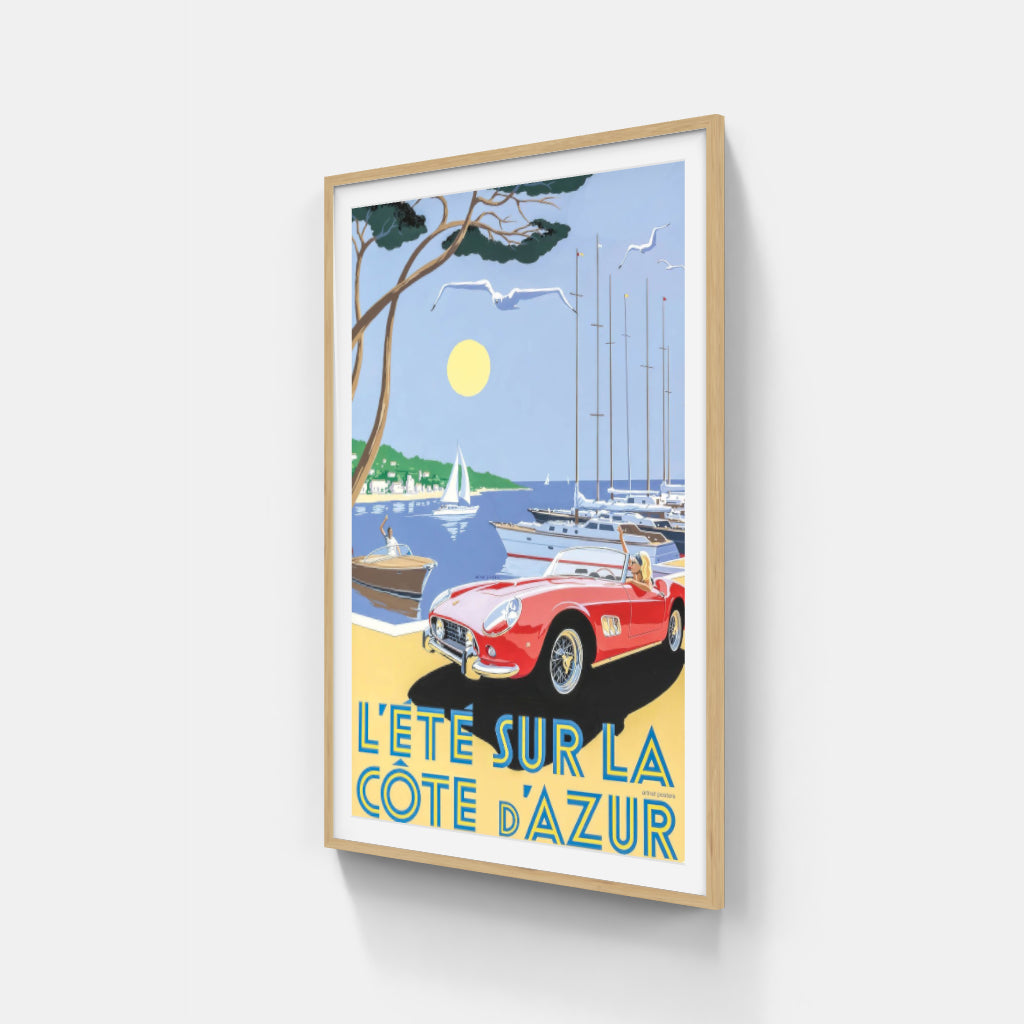 Été sur la Côte d'Azur poster