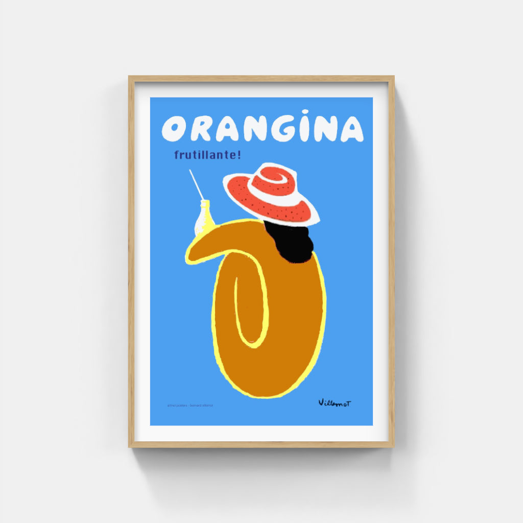 Orangina - Bernard Villemot poster