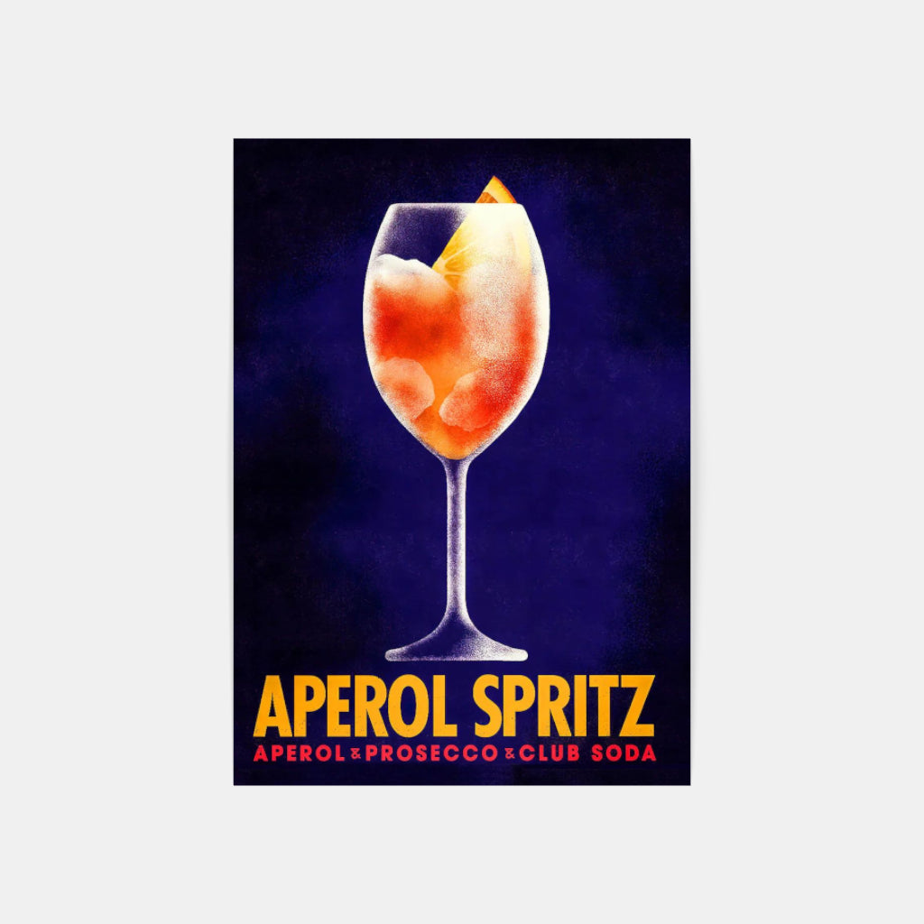 Aperol Spritz retro poster