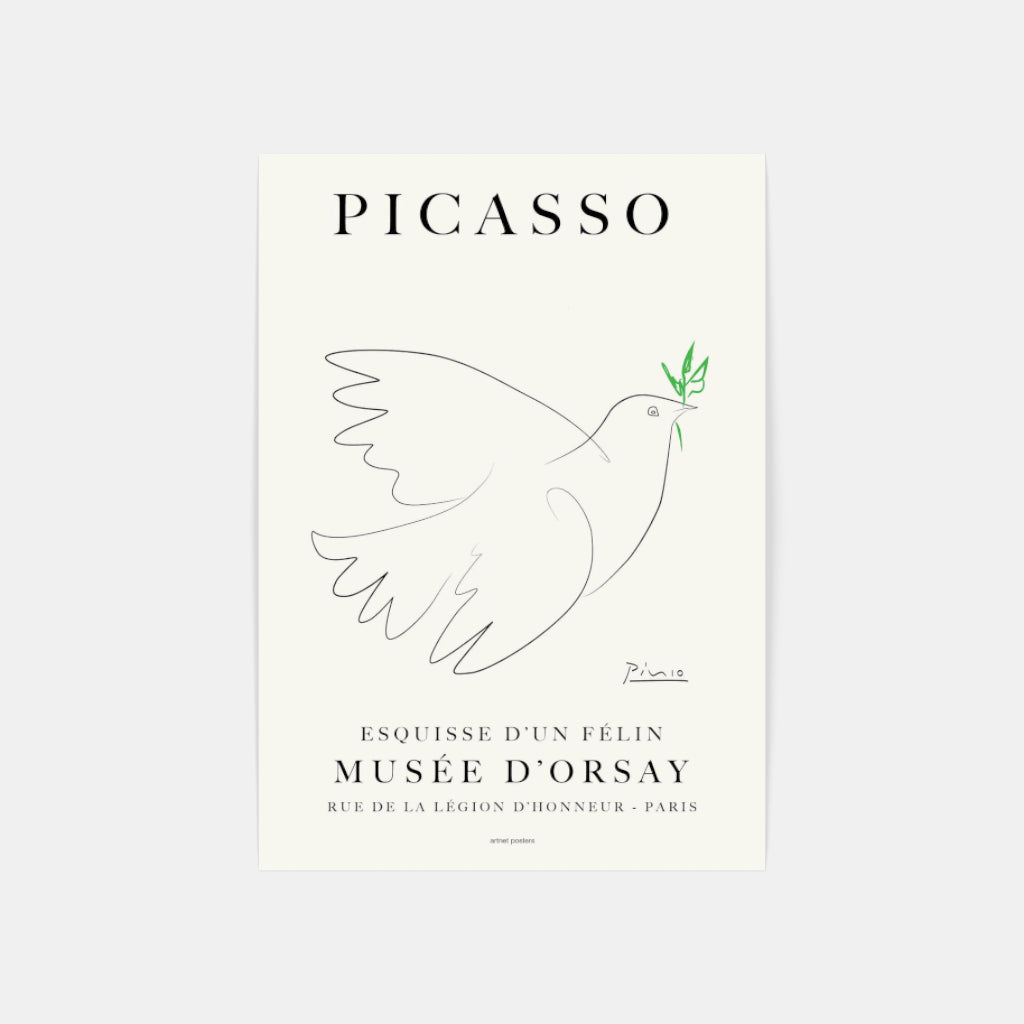 Picasso Peace Dove poster