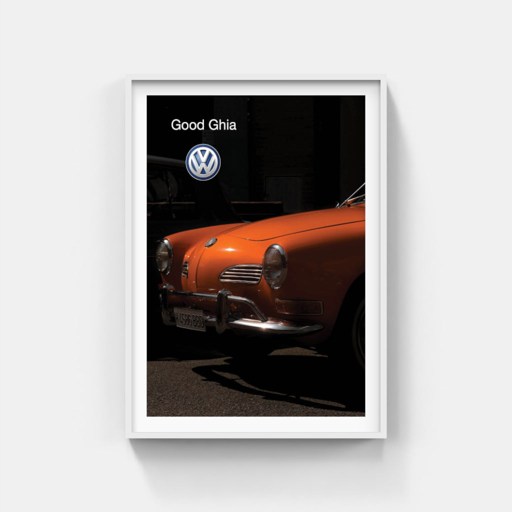 VW Karmann Ghia poster