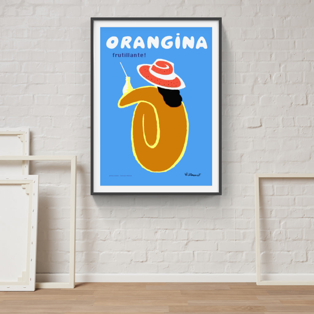 Orangina - Bernard Villemot poster