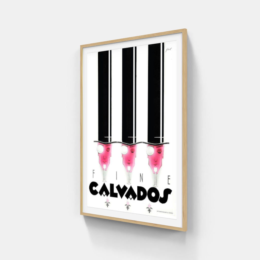 Calvados retro poster