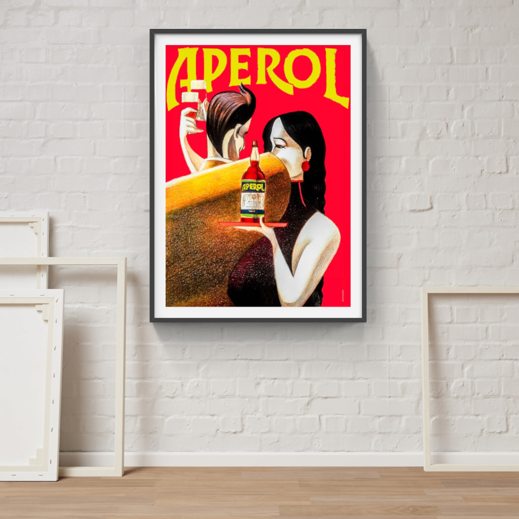 Aperol Spritz vintage poster