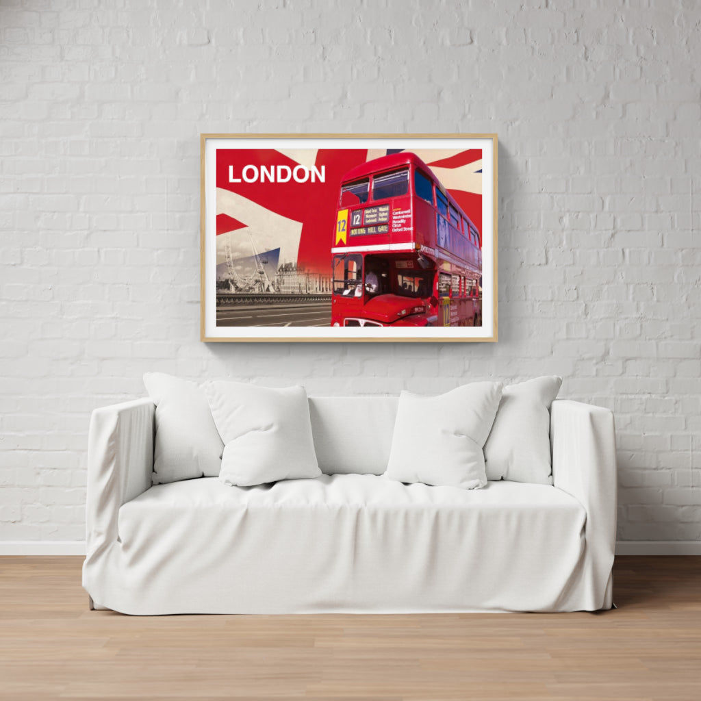 London Bus poster