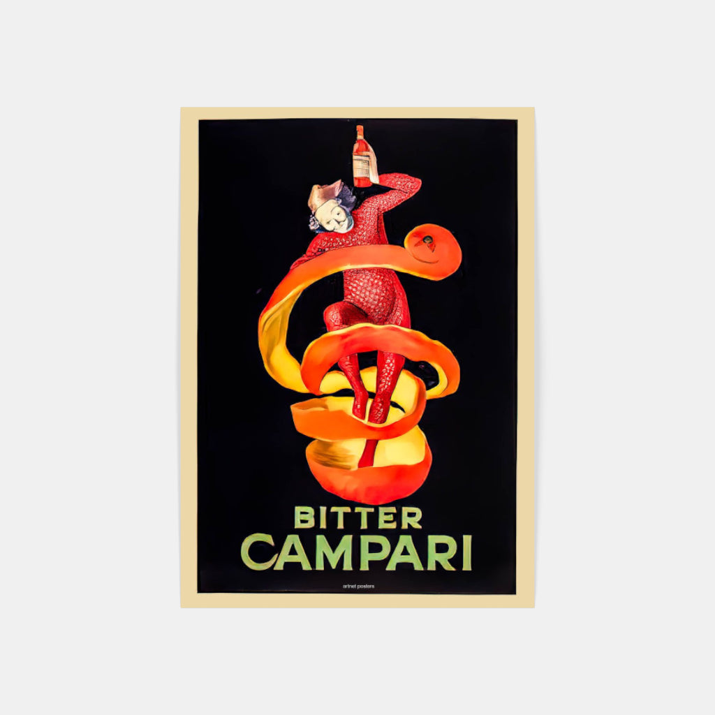 Campari, the fashionable aperitif poster