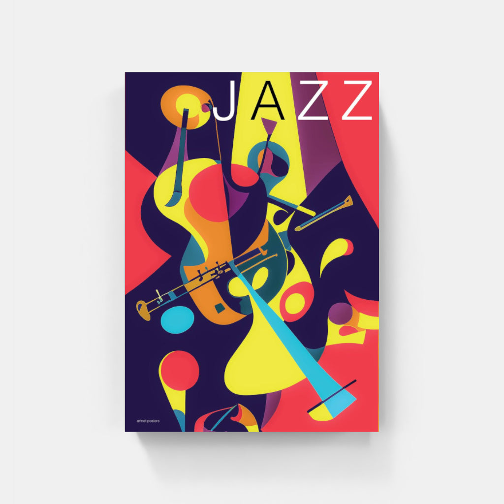 Jazz abstract poster