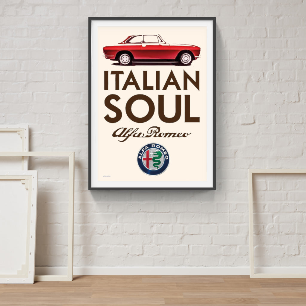 Alfa Romeo GTV car poster