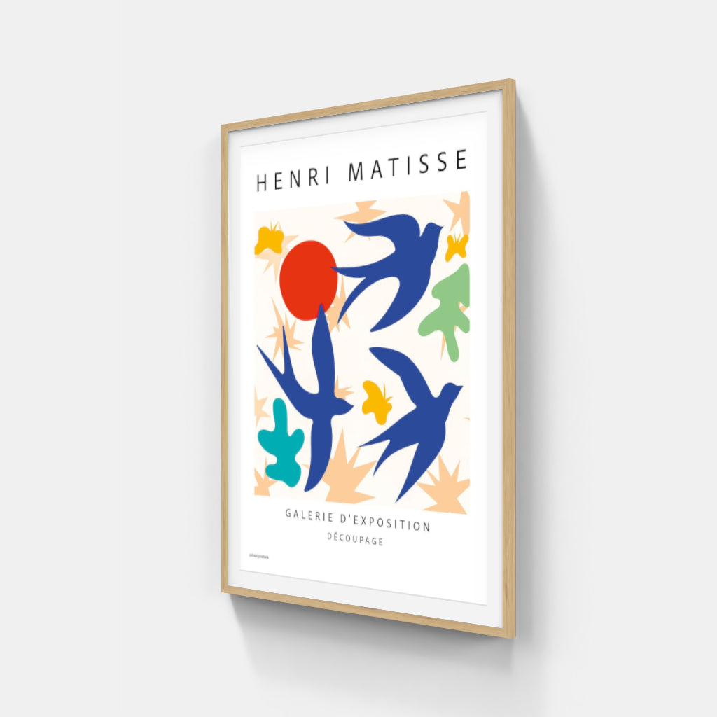 Henri Matisse - Swallows poster