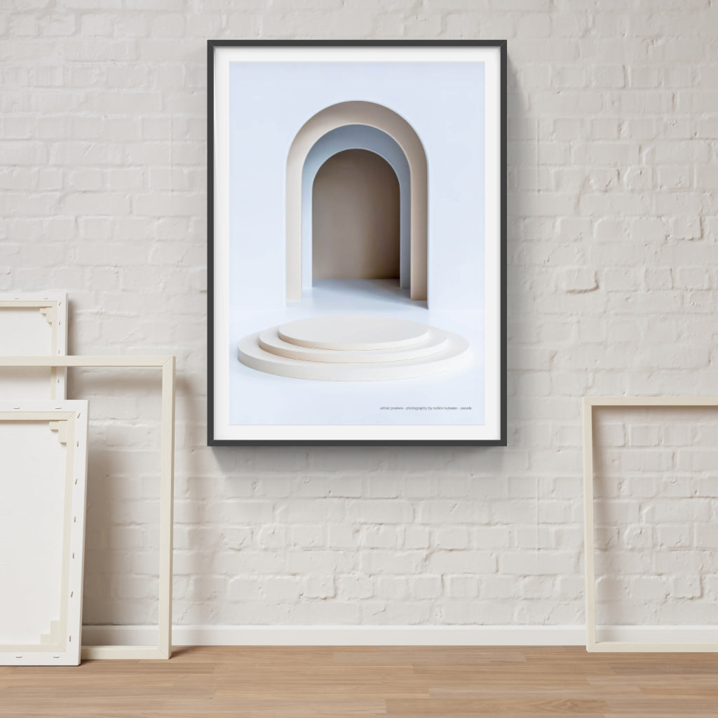 A Symmetry of Arches - architectural poster