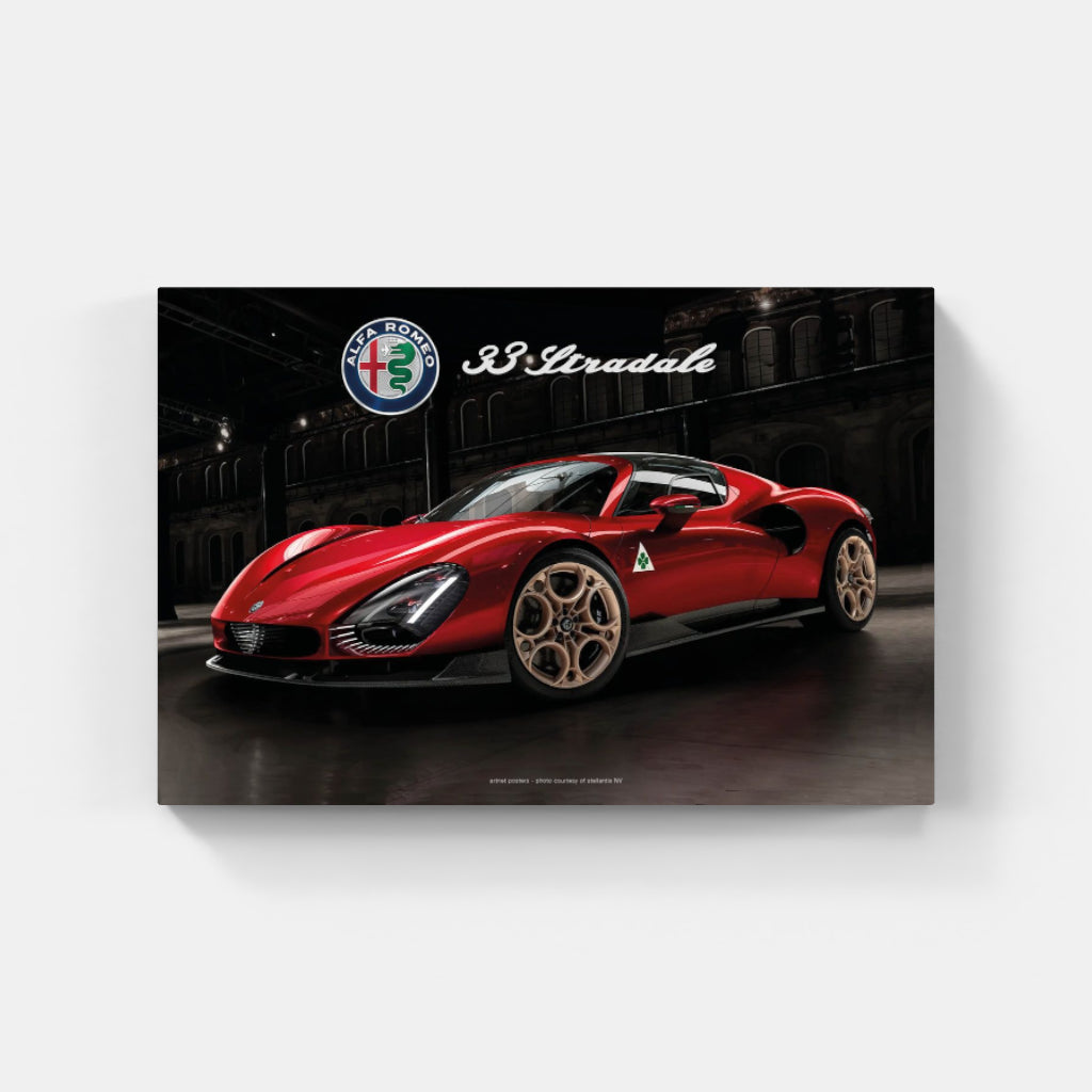 Alfa Romeo 33 Stradale - super car poster