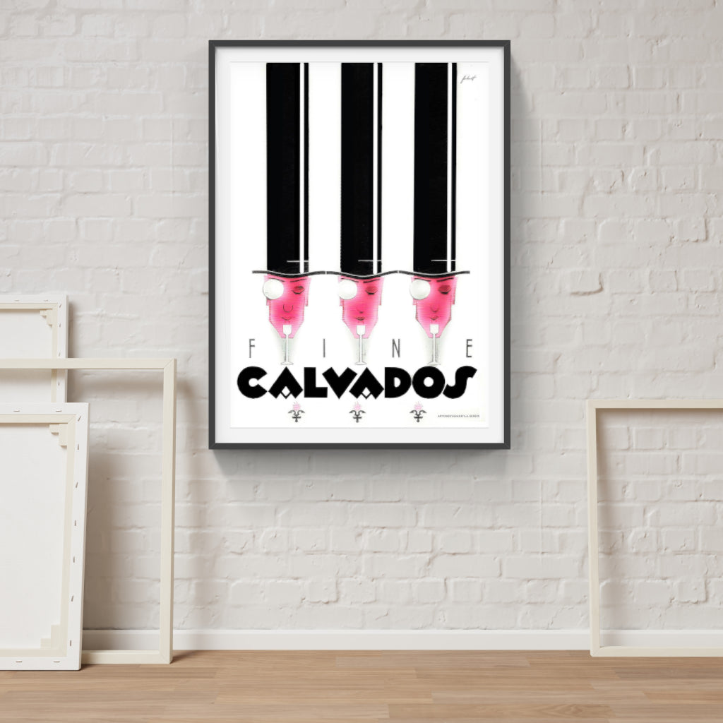 Calvados retro poster