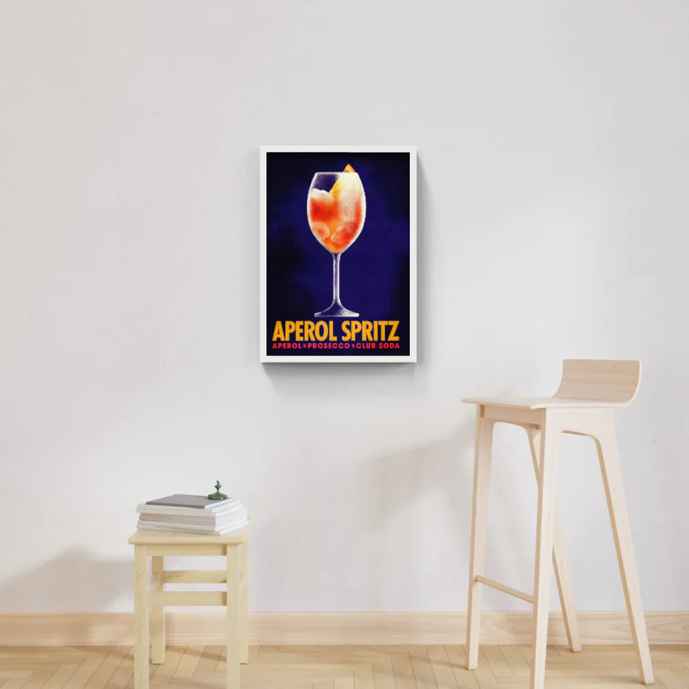 Aperol Spritz retro poster