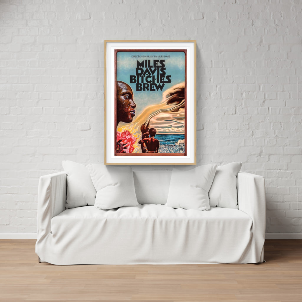 Miles Davis Bitches Brew poster