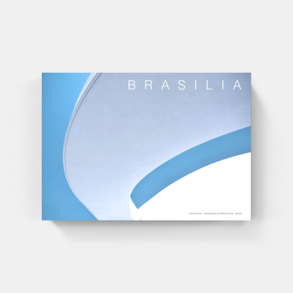 Brasilia poster - Oscar Niemeyer