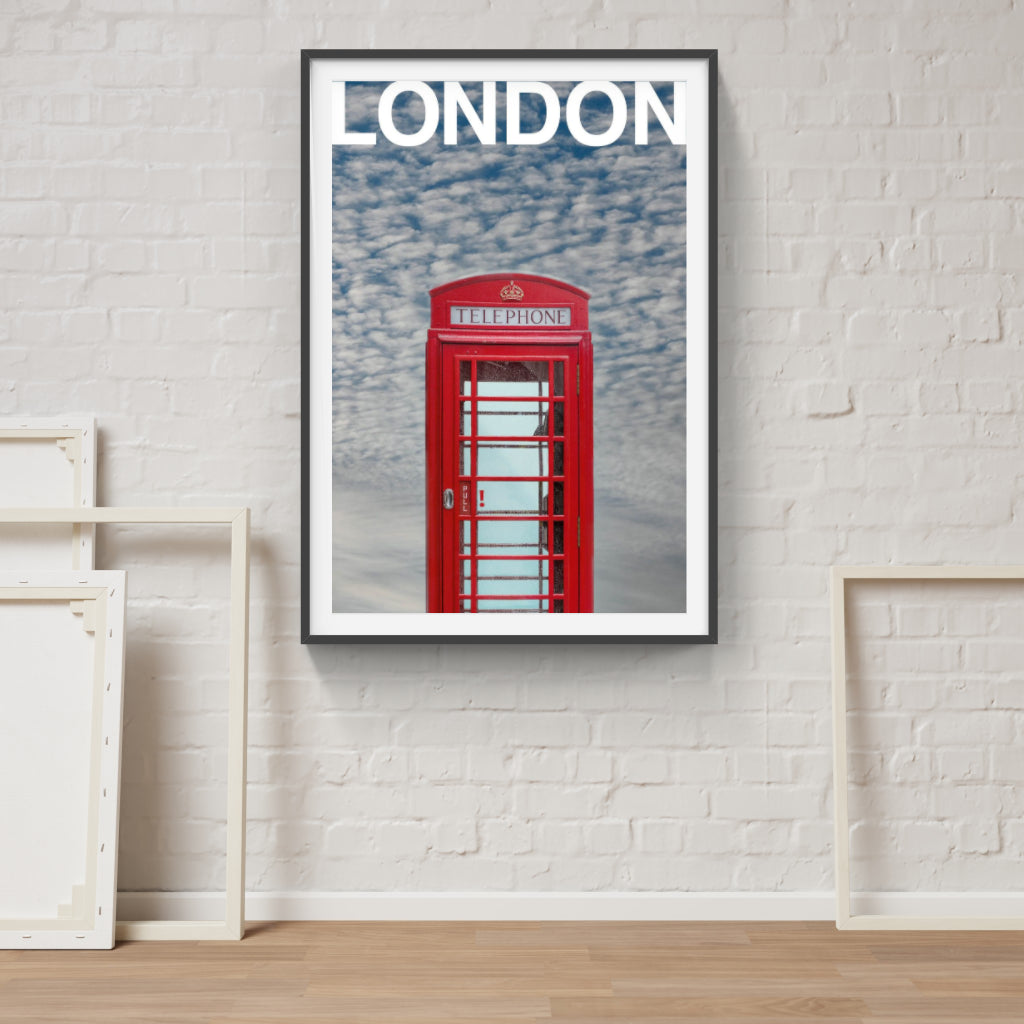 London Telephone Box poster