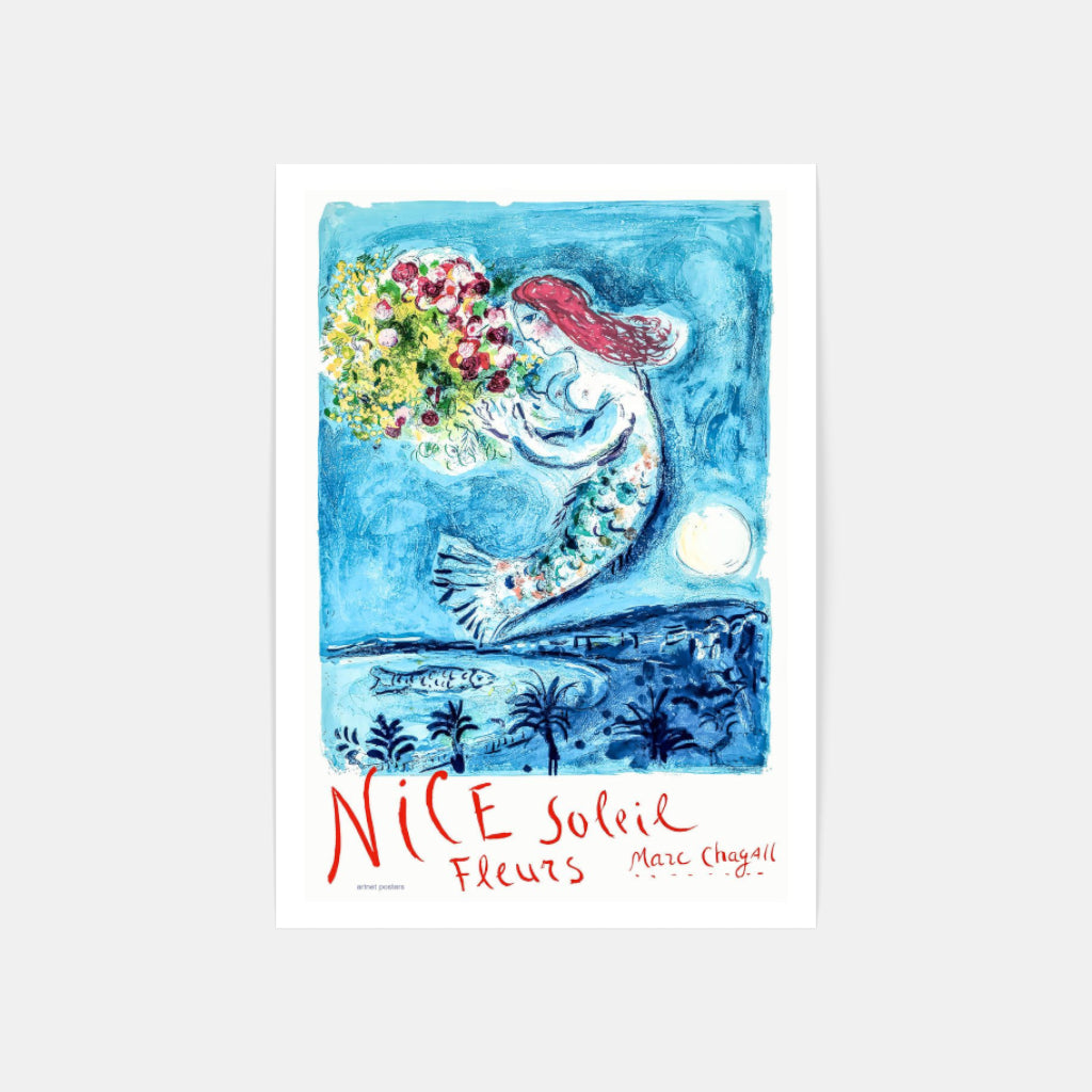 Chagall "Nice Fleurie" poster