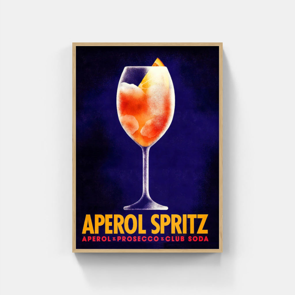 Aperol Spritz retro poster