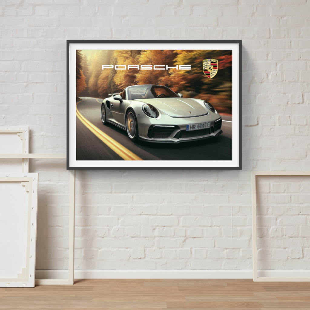 Porsche 911 Cabriolet poster