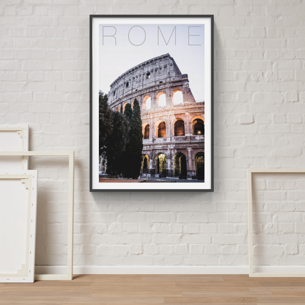 Rome Colosseum poster