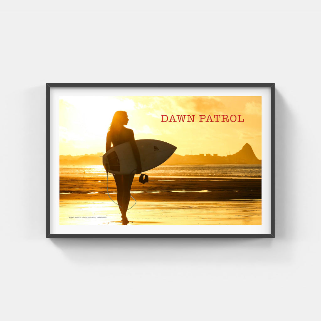 Dawn Patrol surfing poster