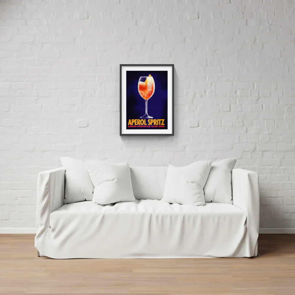 Aperol Spritz retro poster