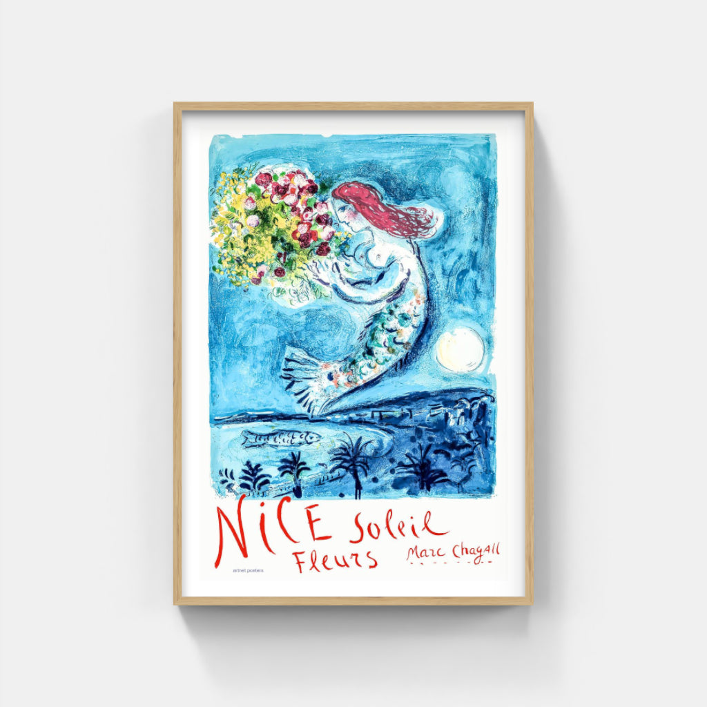 Chagall "Nice Fleurie" poster