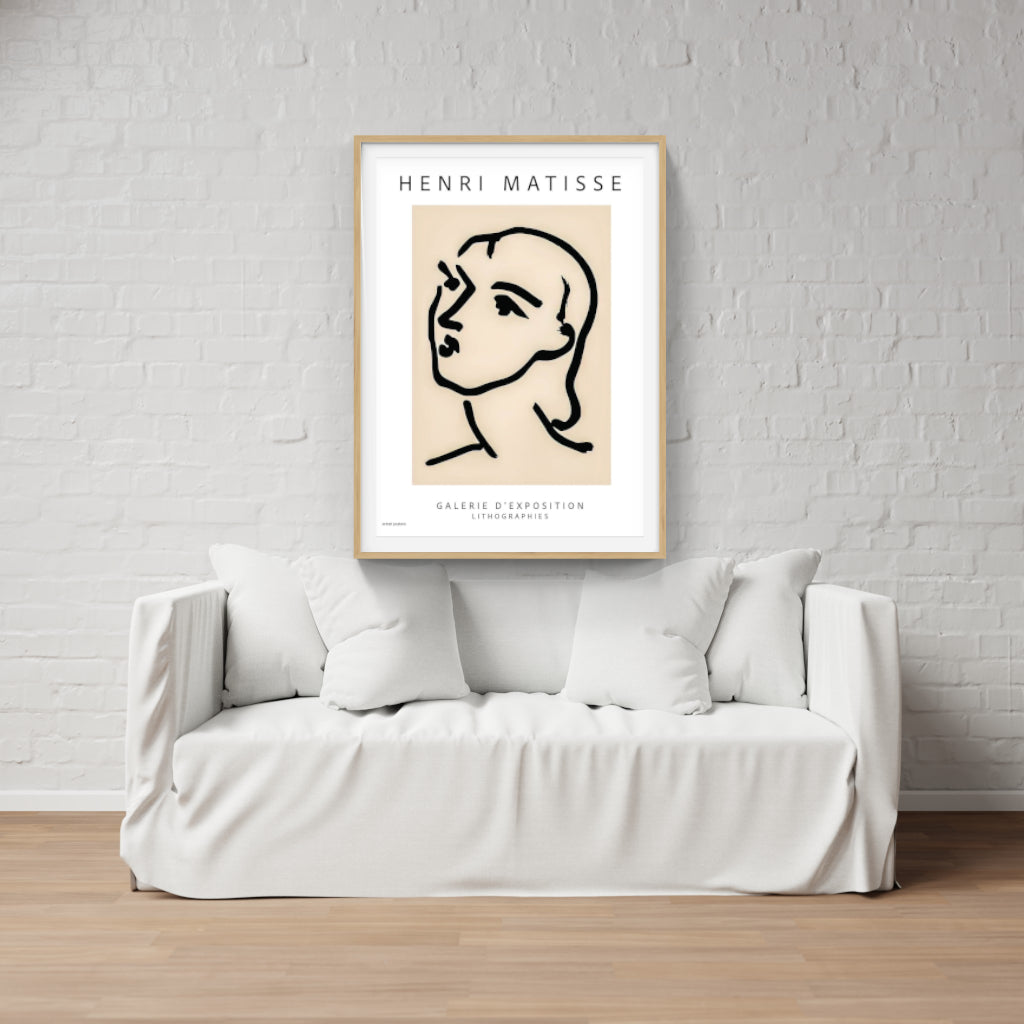 Henri Matisse Head poster