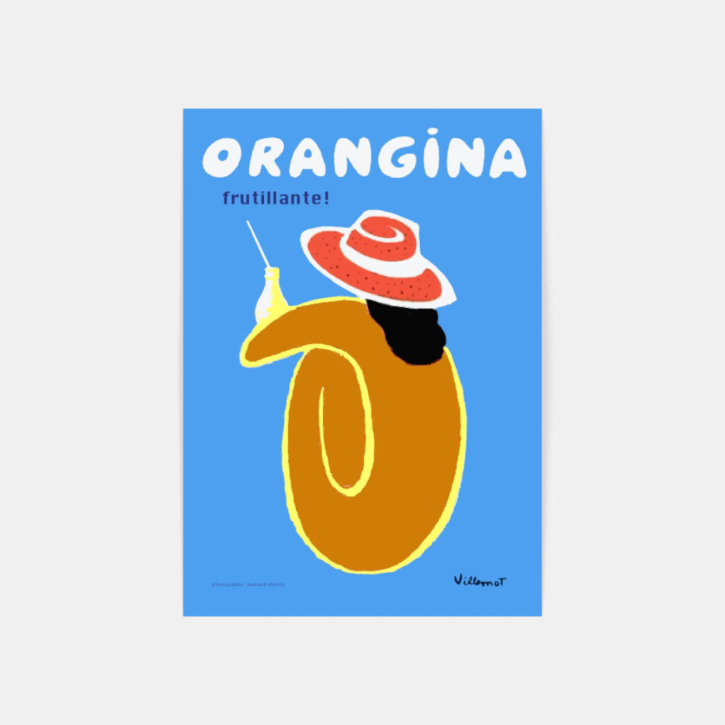 Orangina - Bernard Villemot poster