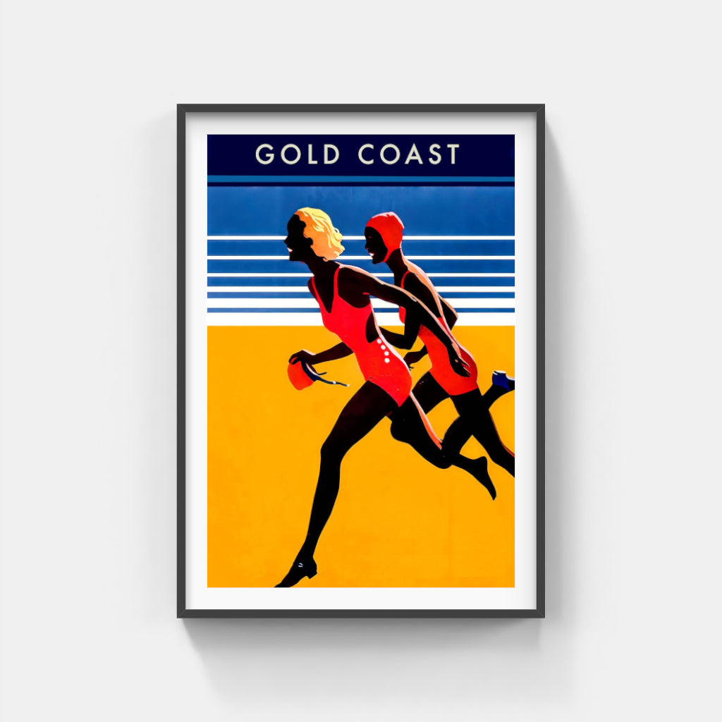 Gold Coast retro poster