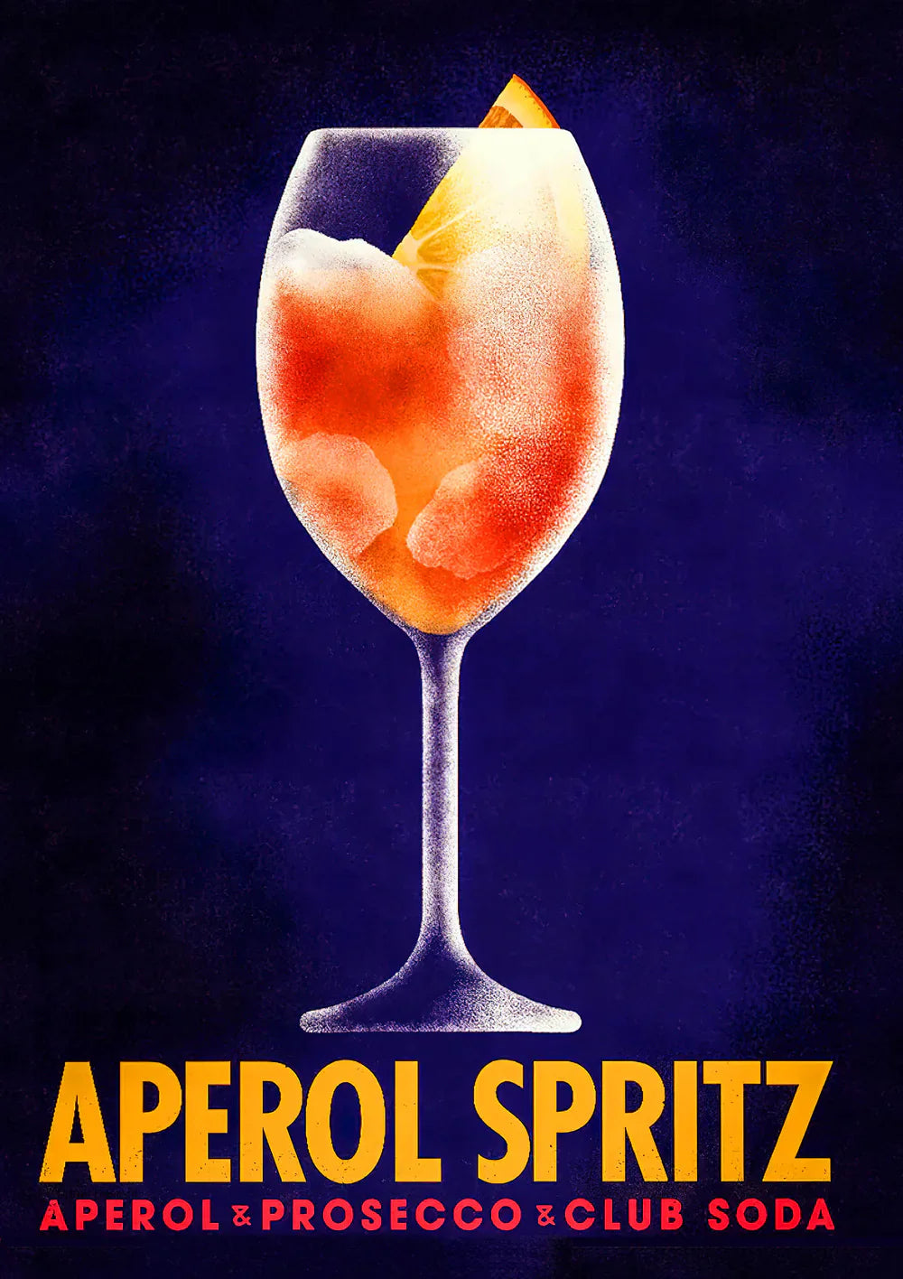 Aperol Spritz retro poster