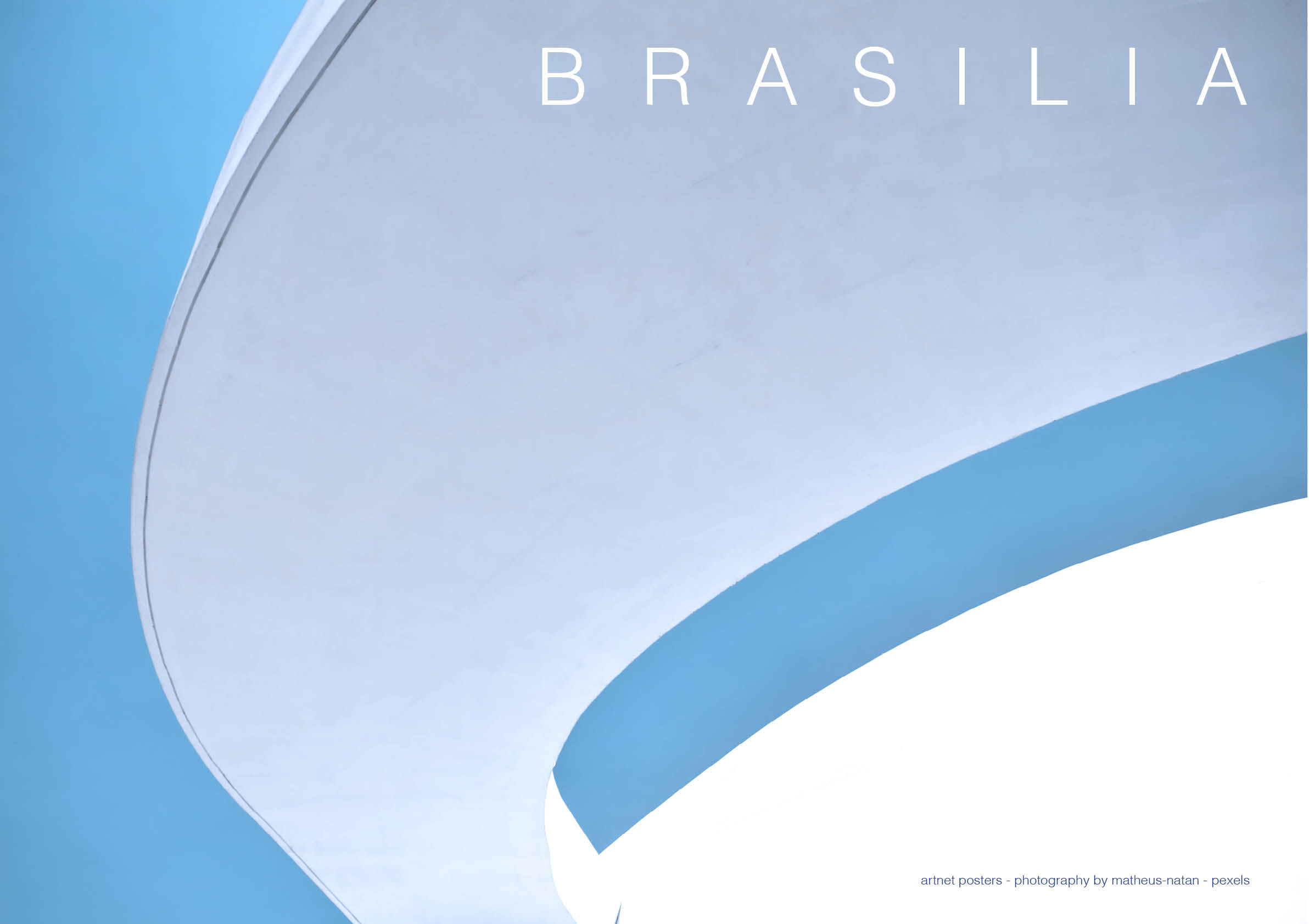 Brasilia poster - Oscar Niemeyer