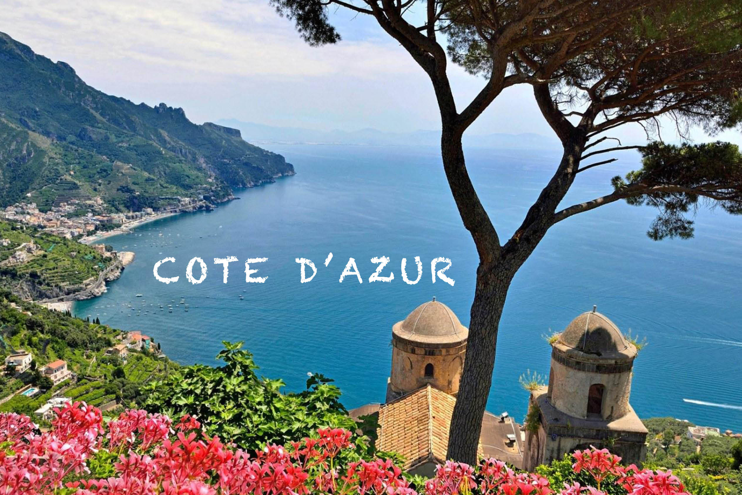 Côte d'Azur poster - Littoral