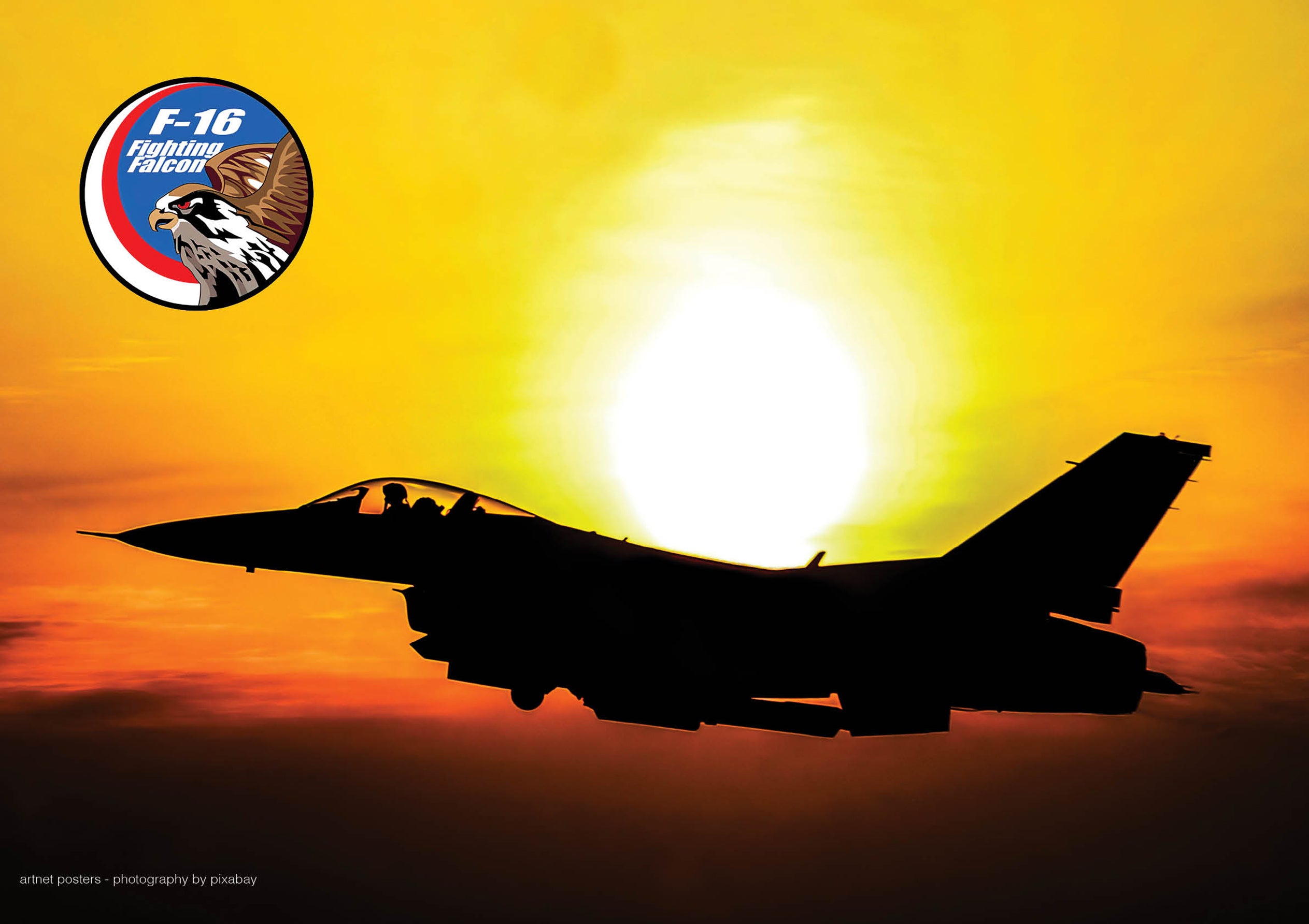 F16 Fighting Falcon poster