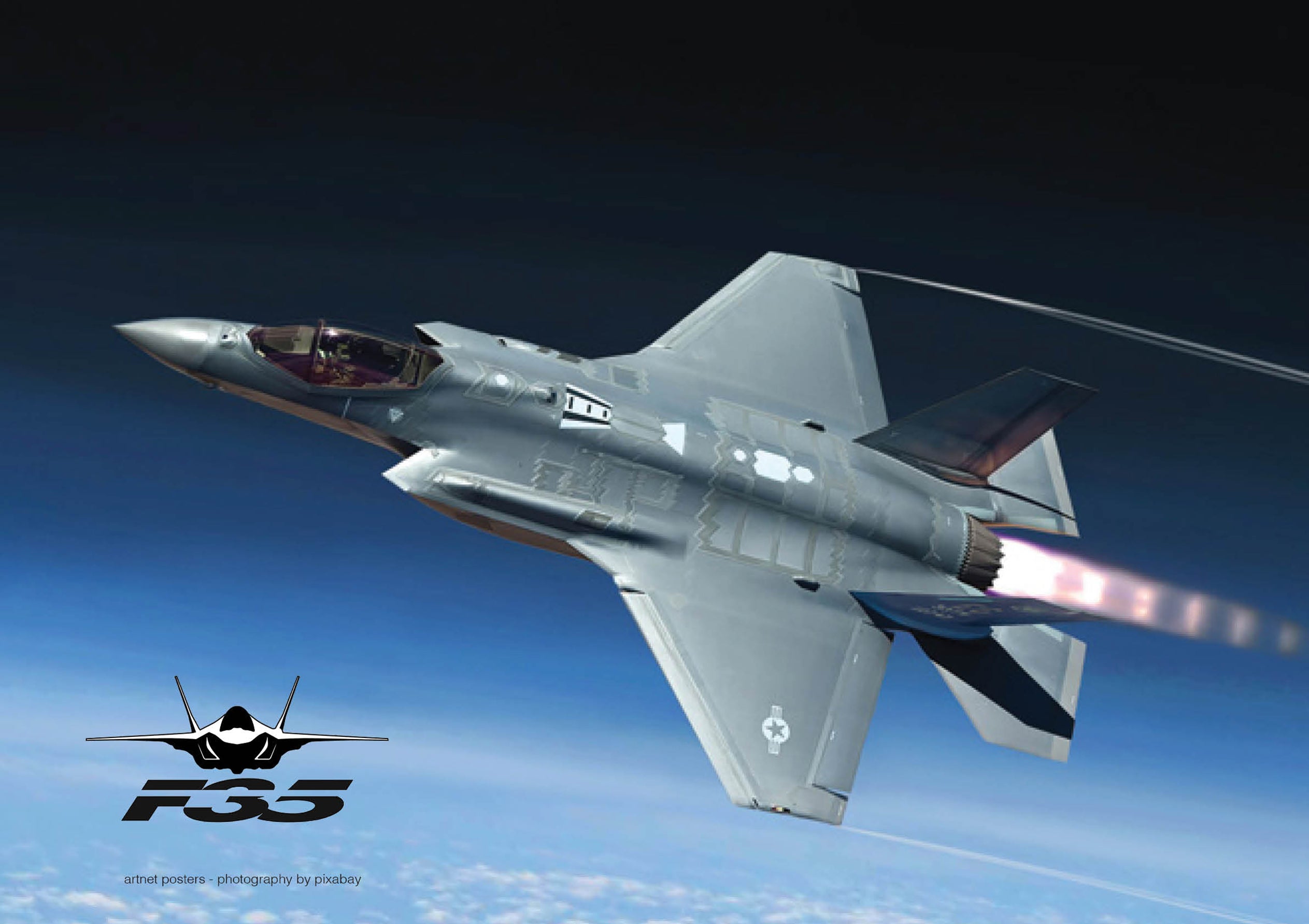 F35 Lightning poster