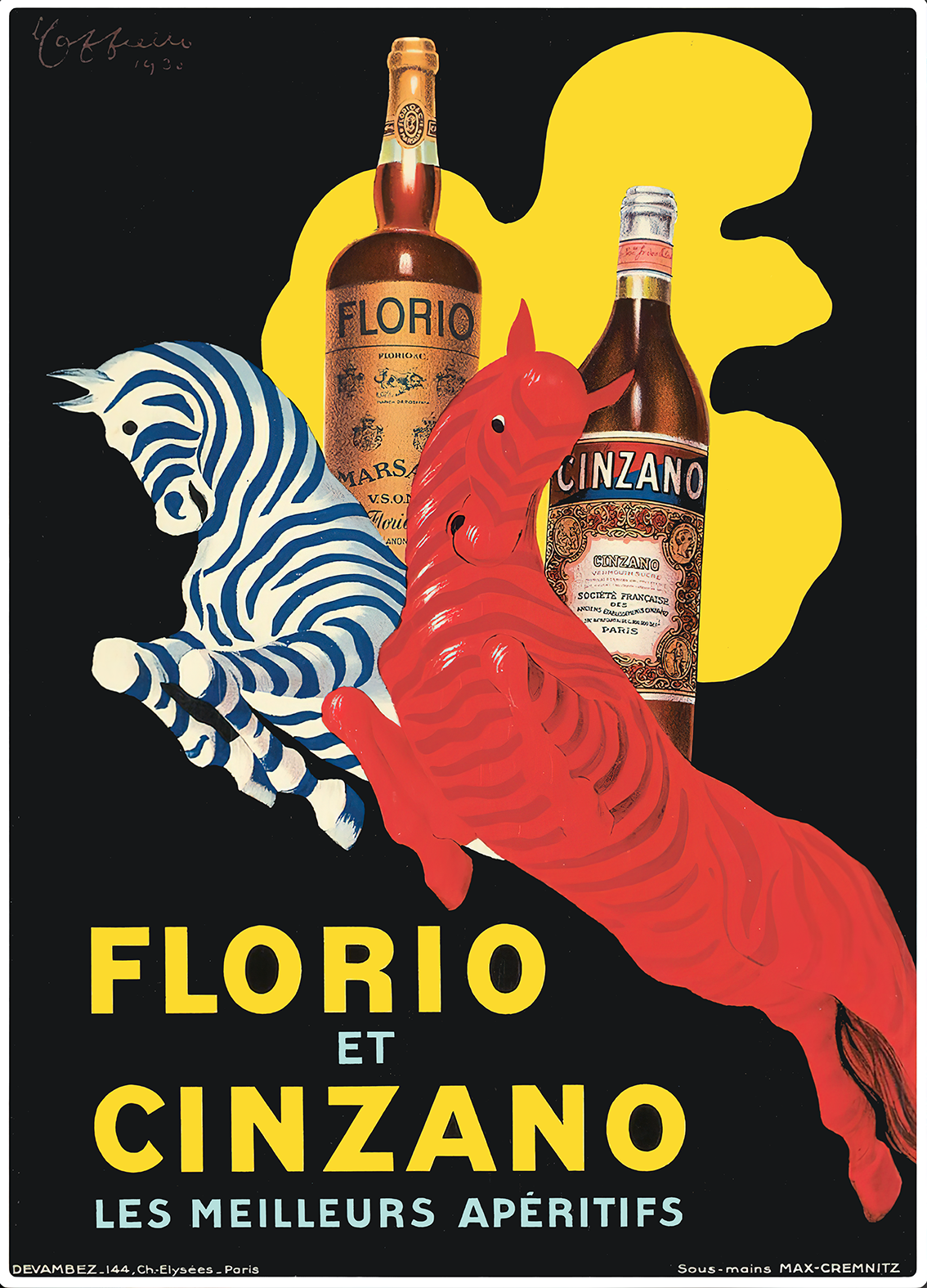 Cinzano et Florio poster