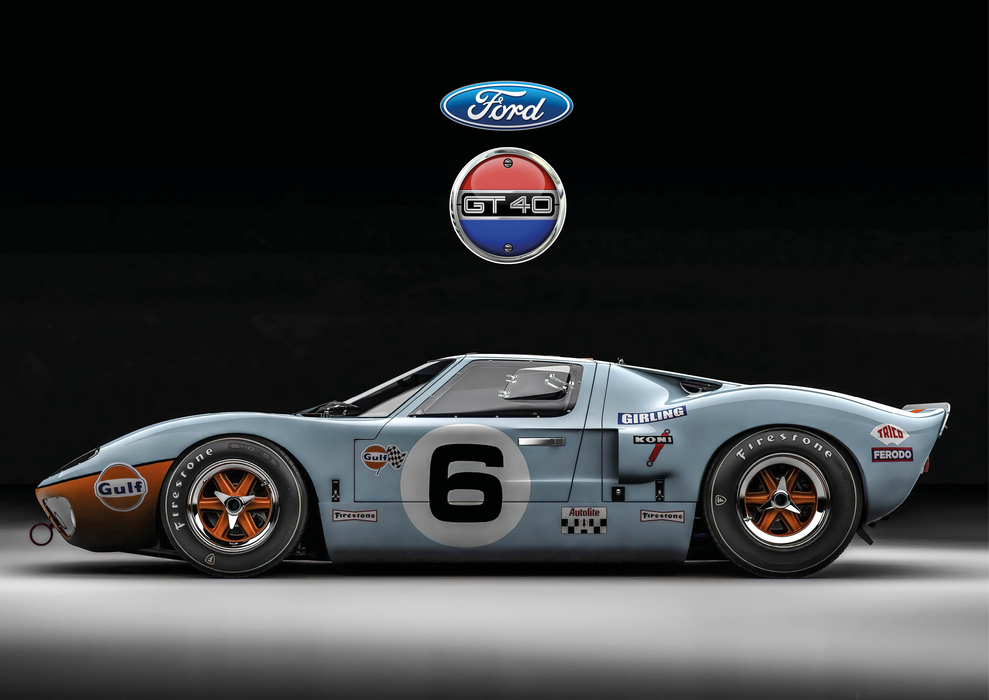 Ford GT40 poster